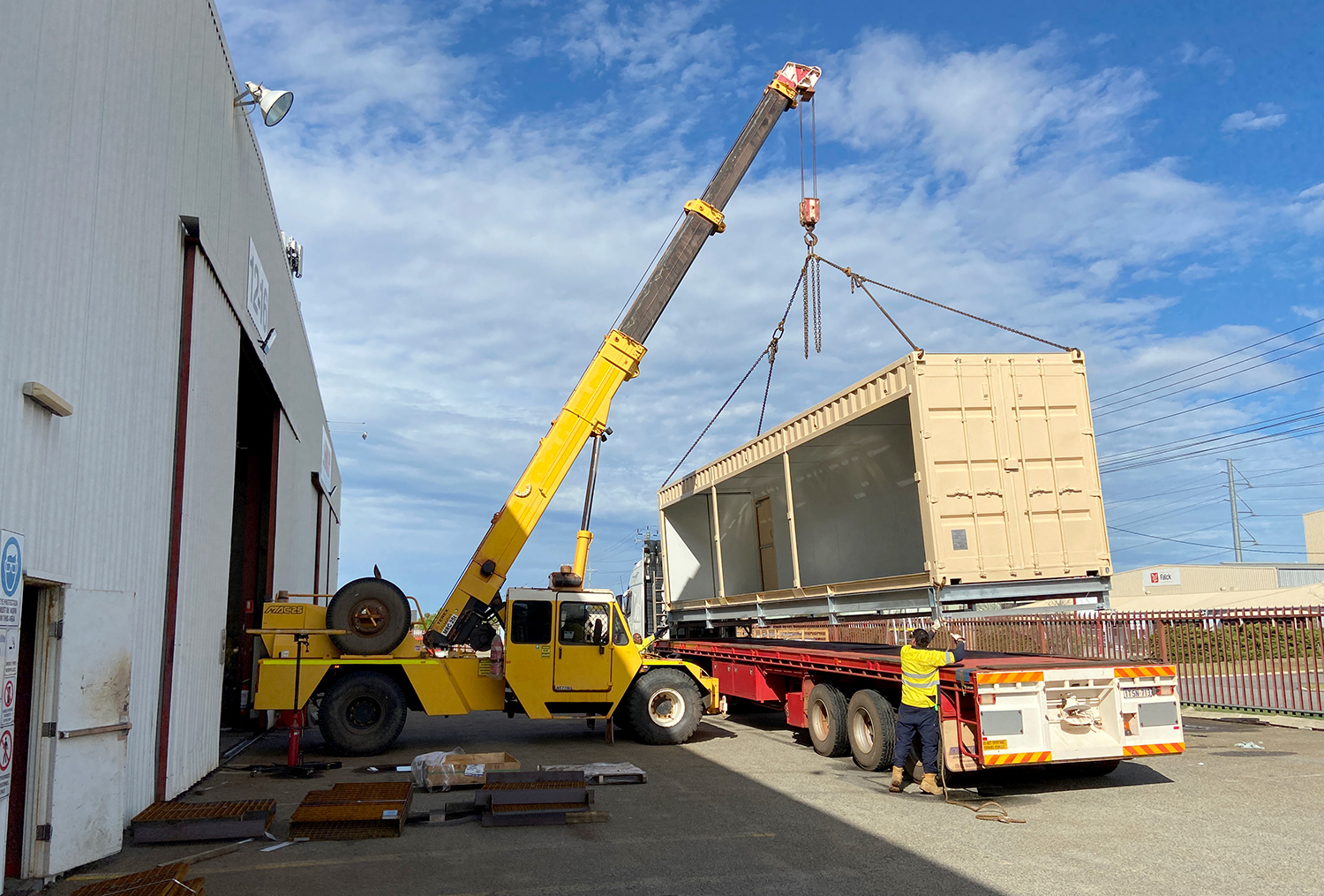 transportable switchroom Perth — Barclay Engineering